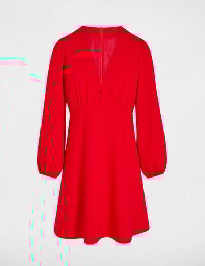 A-line mini dress red women