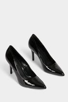 Stilettos with patent effect black women