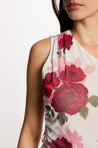 Sleeveless t-shirt multicolor women