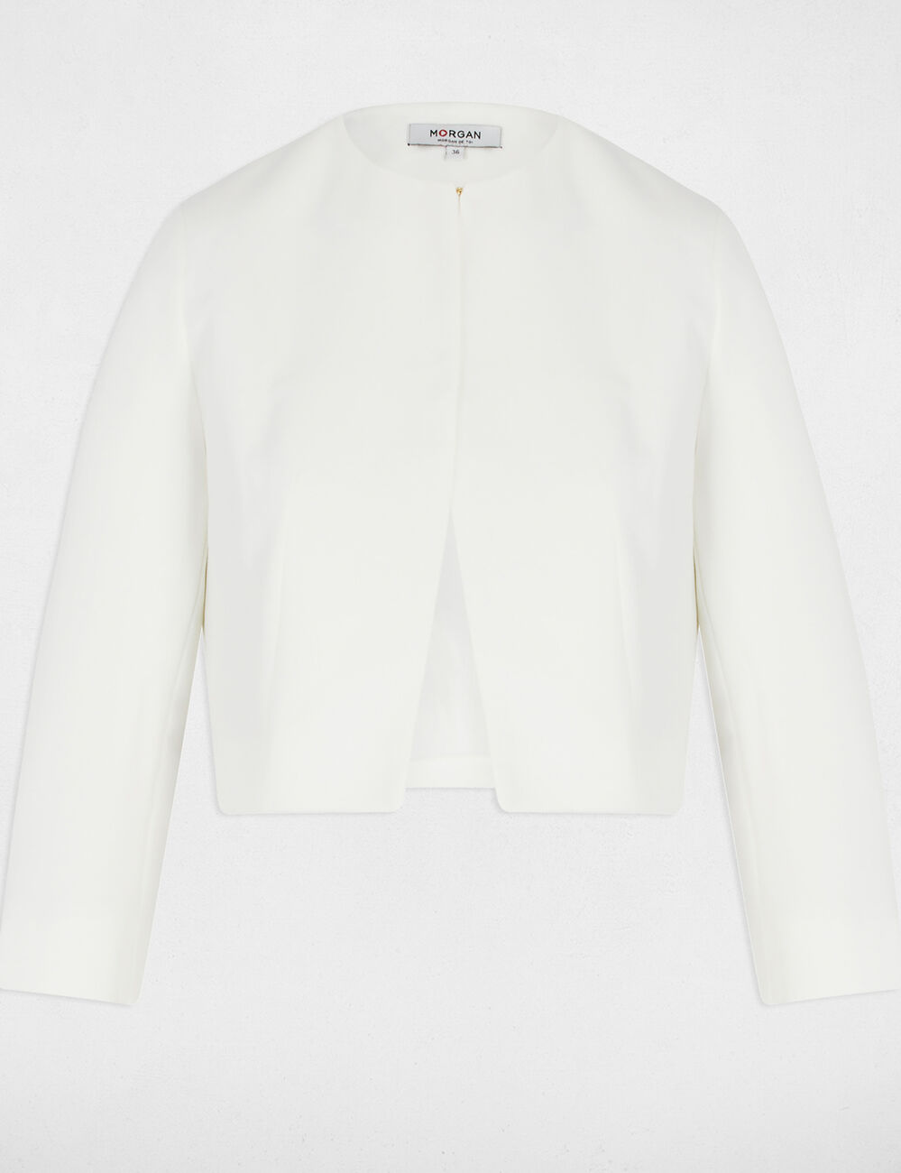 Jacket 3/4-length sleeves white women