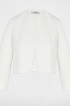 Jacket 3/4-length sleeves white women