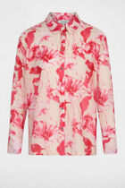 Shirt with a notched collar multicolor women