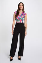 T-shirt manches courtes multicolore femme