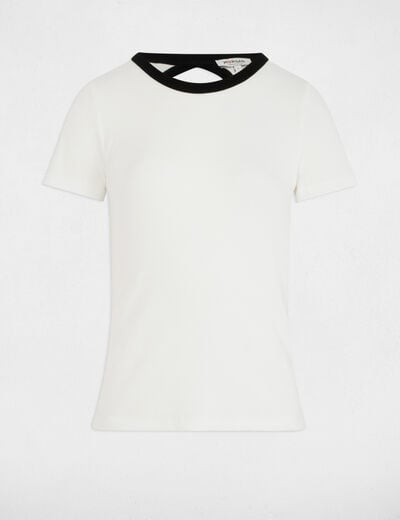 Short-sleeved t-shirt white women