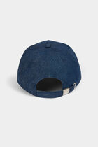 Denim cap M rhinestones stone wash denim women
