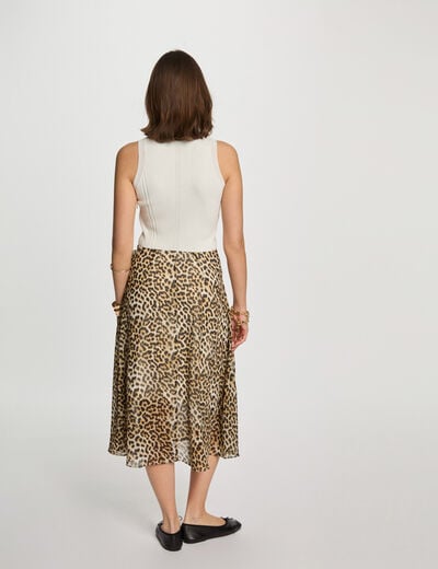 Printed A-line dress multicolor women