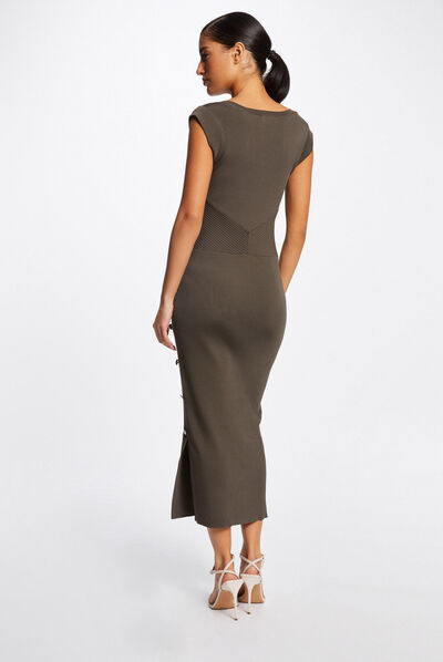 Fitted maxi sleeveless jumper dress  ladies'