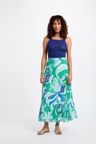 Printed maxi skirt multicolor women