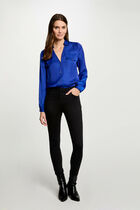 Skinny jeans with rhinestones black women