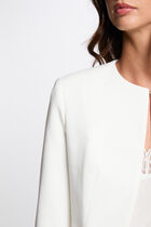 Jacket 3/4-length sleeves white women
