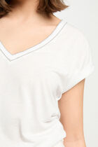 Short-sleeved t-shirt ivory women