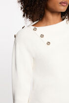 Fitted short dress white women