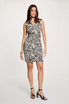 Short wrap dress black women