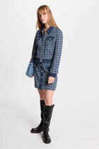 Short tweed jacket multicolor women