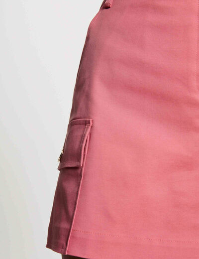 Mini skort antique pink women