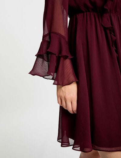 flowy short dress plum women Flowy short dress plum women