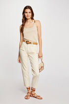 Vest top with thin straps ivory women