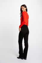 Long-sleeved jumper with openings orange women