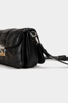 Sac matelassé noir femme