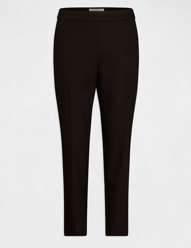 Cropped cigarette trousers black women
