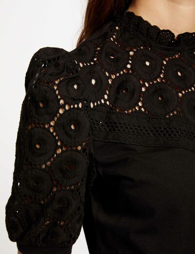 Short-sleeved t-shirt black women