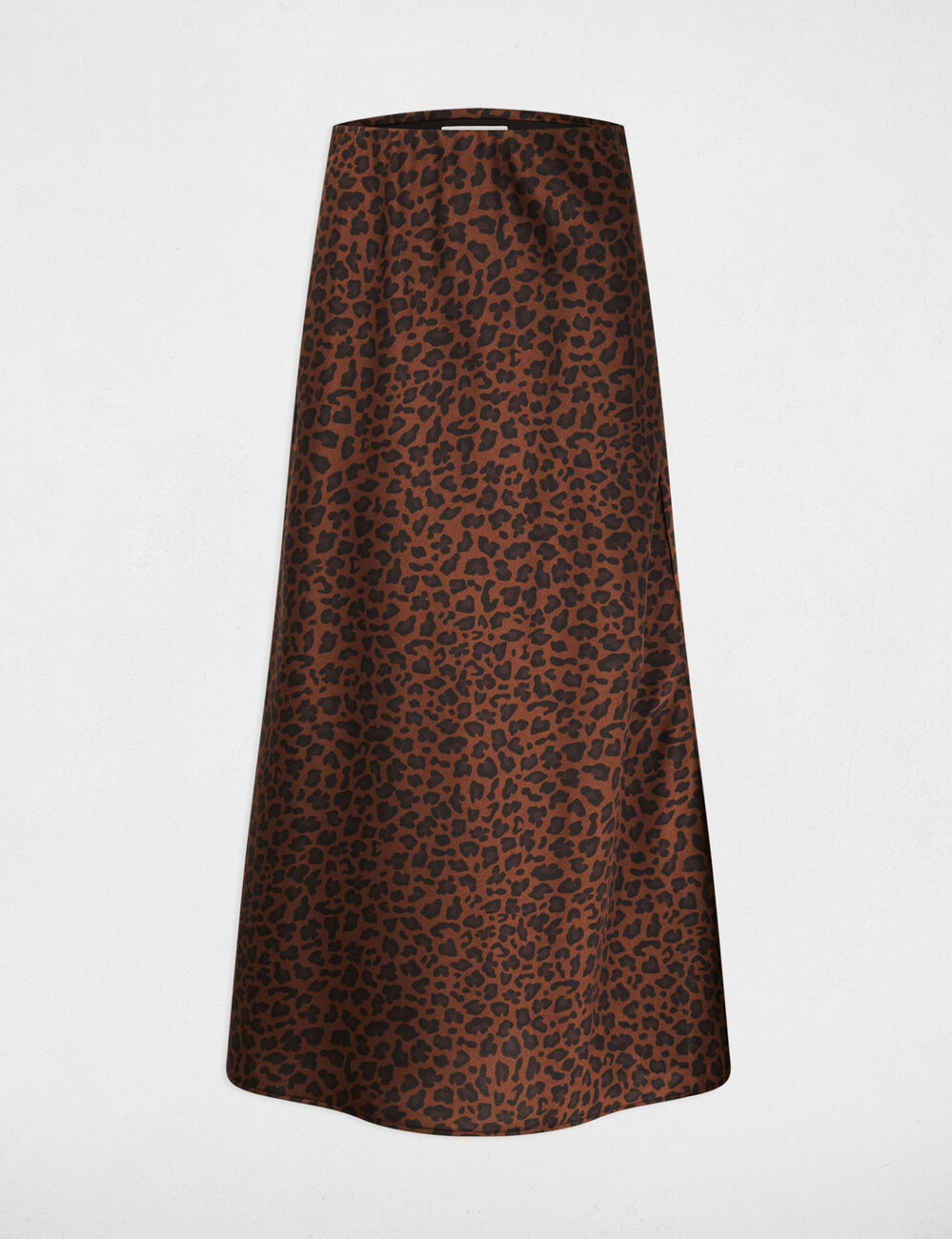 Satin long skirt multicolor women