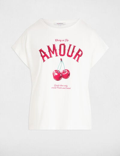 Slogan T-shirt white women
