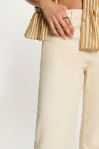 Wide-leg jeans beige women