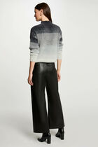 Jumper high collar mid-grey women