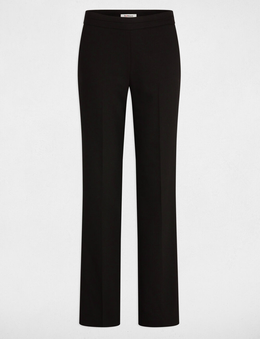 Pantalon ajusté noir femme