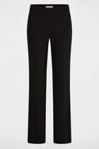 Pantalon ajusté noir femme