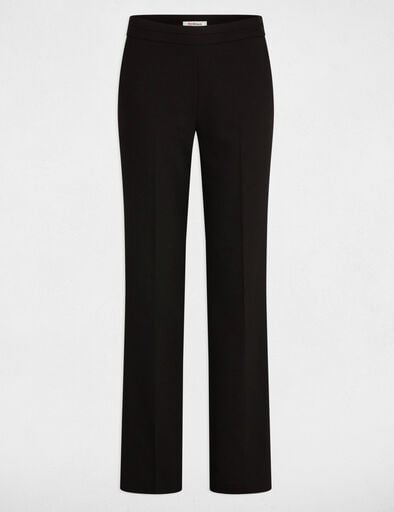 Pantalon ajusté noir femme