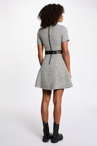 Flared short dress multicolor women