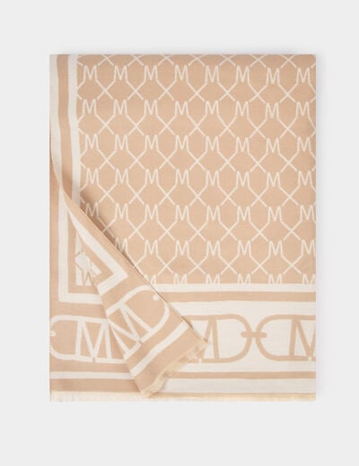 monogrammed scarf multicolor women Monogrammed scarf multicolor women