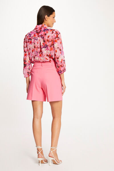Shirt 3/4-length sleeves floral print multico ladies'