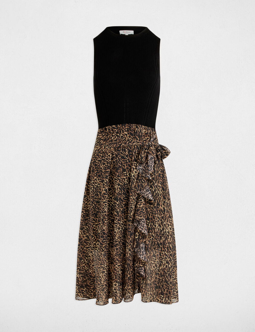 Printed A-line dress multicolor women