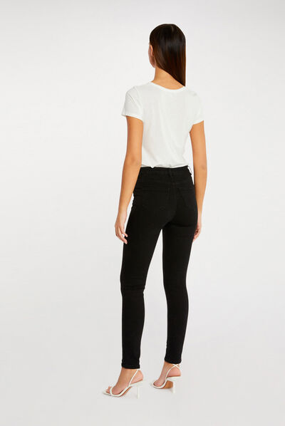 Short-sleeved t-shirt ecru ladies'
