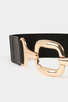 Elasticised belt black women
