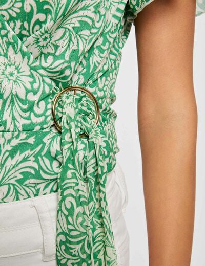 Short-sleeved t-shirt green women