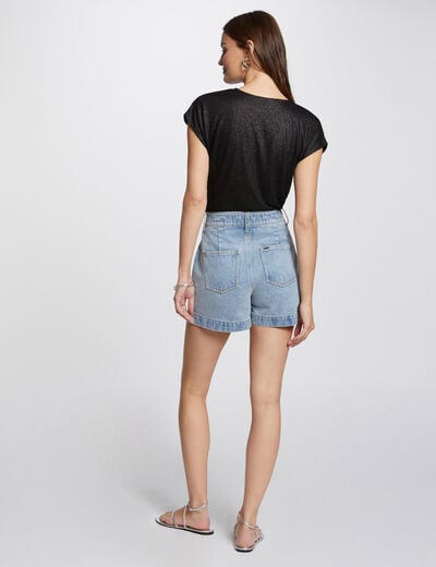 Short-sleeved t-shirt black women