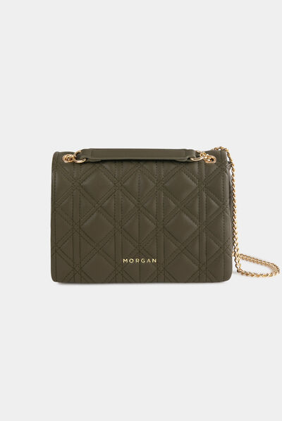 Clutch bag with quilted effect  ladies'
