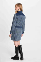 Short tweed jacket multicolor women