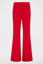 Bootcut trousers red women