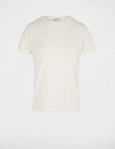 Short-sleeved t-shirt white women