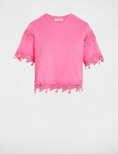 Short-sleeved t-shirt pink women