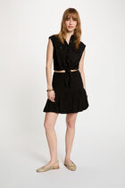Sleeveless blouse black women