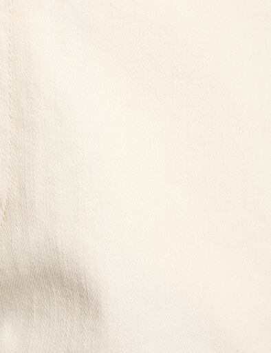 low waisted denim shorts cream women Low-waisted denim shorts cream women