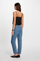 Top thin straps and studs black women