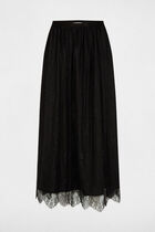long lace skirt black women Long lace skirt black women