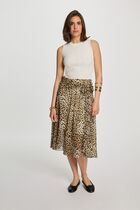 Printed A-line dress multicolor women